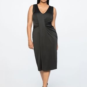 Jason Wu x Eloquii Drape Front V-neck Dress
